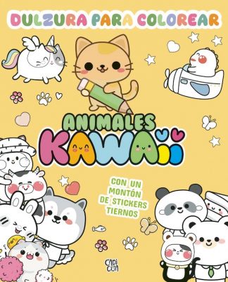 DULZURA PARA COLOREAR - ANIMALES KAWAII