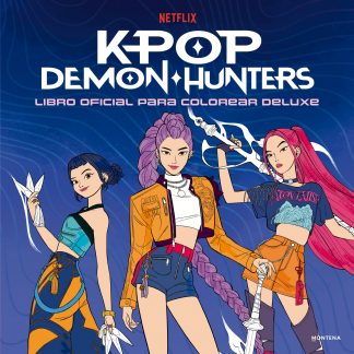 KPOP DEMON HUNTERS - LIBRO OFICIAL PARA COLOREAR DELUXE