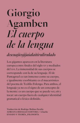 EL CUERPO DE LA LENGUA