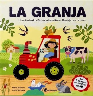 LA GRANJA - LIBRO+6 PLANCHAS DE CARTON PLUMA