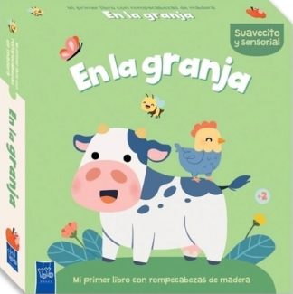 MI PRIMER LIBRO CON ROMPECABEZAS DE MADERA - EN LA GRANJA