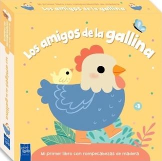 MI PRIMER LIBRO CON ROMPECABEZAS DE MADERA - LOS AMIGOS DE LA GALLINA