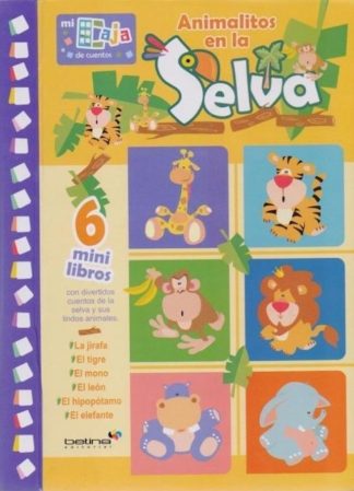 ANIMALITOS EN LA SELVA - 6 MINI LIBROS