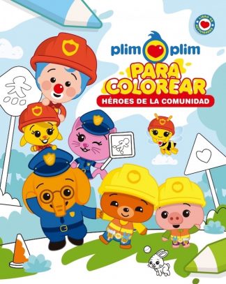 PLIM PLIM PARA COLOREAR - HEROES DE LA COMUNIDAD